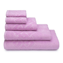Полотенце махровое Cleanelly Baldric цвет Сиреневый 50x90 см 