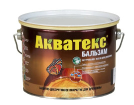 Масло для древесины Акватекс Бальзам натуральное Махагон 2.2 л