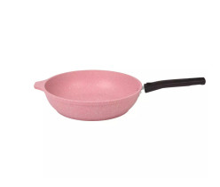 Сковорода Kukmara Trendy style съемная ручка цвет Розовый 220 мм