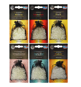 Ароматизатор New Galaxy Perfume bag Farengeit, Jadore, Limeratrice, Light b., Million, Shaik в ассортименте 20 гр - 1