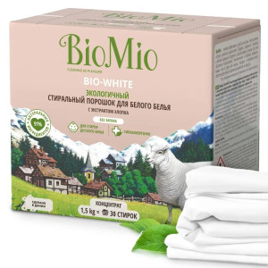 BioMio Стиральный порошок для белого белья
