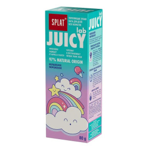 СПЛАТ Зубная паста JUICY LAB ВОЛШЕБНОЕ МОРОЖЕНОЕ /80