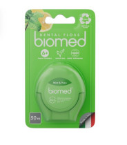 Зубная нить BioMed Комплексная объемная зубная нить c ароматом Мяты-юдзу 50 м