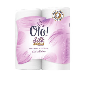 Полотенце бумажное Ola! Silk Sense 2 рулона