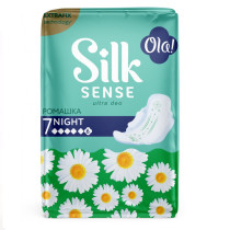 Прокладки гигиенические Ola! Silk Sense ночные ромашка 7 шт