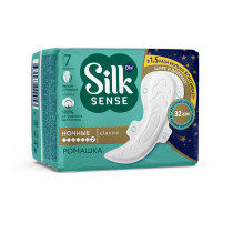 Прокладки гигиенические Ola! Silk Sense ночные Ромашка 7 шт