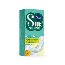 Прокладки ежедневные Ola! Silk Sense ароматизированные Ромашка 20 шт
