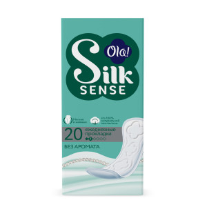 Прокладки ежедневные Ola! Silk Sense без аромата 20 шт