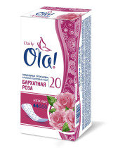 Прокладки ежедневные Ola! Silk Sense бархатная роза 20 шт