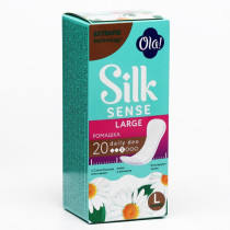 Прокладки ежедневные Ola! Silk Sense солнечная ромашка 20 шт