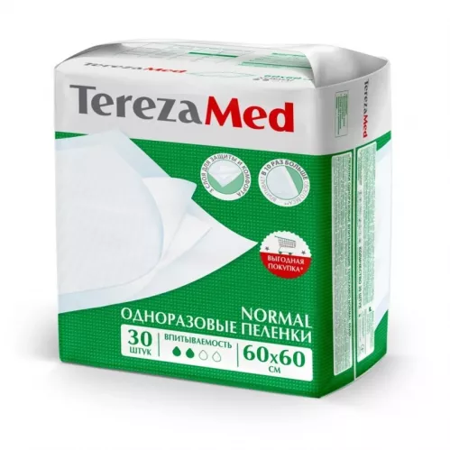 Пеленки впитывающие TerezaMed Normal одноразовые 60x60 см 10 шт – 1