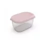 Контейнер для хранения продуктов Полимербыт Flexo прямоугольный розовый 0.65 л