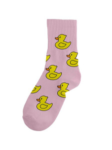 Носки жен 35-40 "Very cute ducks" розовый
