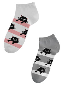 Носки iLikeGift Black cat женские 2 пары размер 35-40