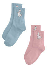 Носки iLikeGift Cute bunny женские 2 пары размер 35-40