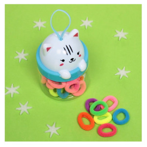 Резинки Cat Box детские для волос 30шт