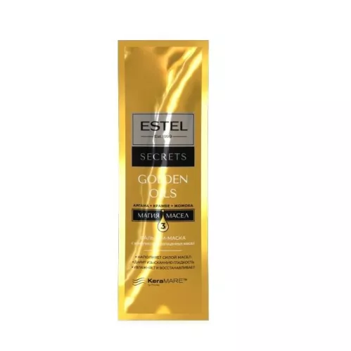 Бальзам для волос Estel Secrets Golden Oil маска Комплекс драгоценных масел саше 10 мл – 1