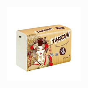 Салфетки бумажные YOKO Takeshi 2-х слойные 150 шт