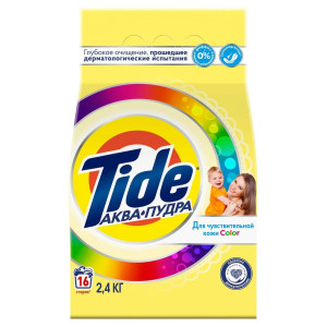 Стиральный порошок TIDE 2,4кг Автомат Color для чувствительной кожи
