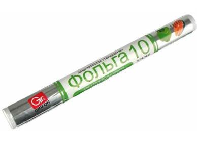 Фольга алюминиевая Grifon стандартная 29 см х 10 м