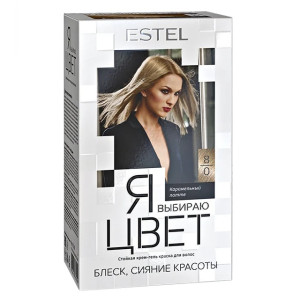Краска для волос Estel Я Выбираю цвет крем-гель тон 8.0 Карамельный латте 145 мл
