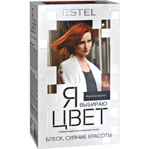 Краска для волос Estel Я Выбираю цвет крем-гель тон 7.44 Морской коралл 145 мл