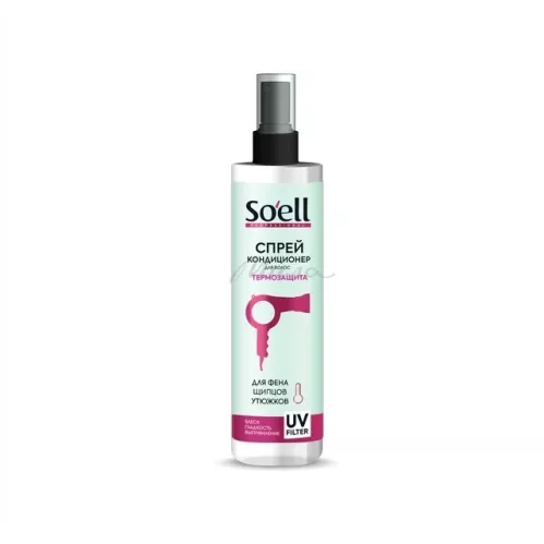 Спрей-кондиционер для волос Soell Professional термозащитный для сухих и поврежденных волос 150 мл – 1