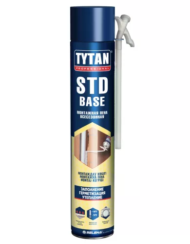 Пена монтажная Tytan Professional Std Base бытовая всесезонная 750 мл – 1