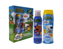 Подарочный набор Моя Прелесть Приключения с мимимишками пенка-мусс 200 мл и шампунь 250 мл