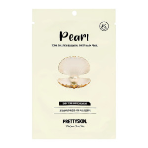 Маска для лица Pretty Skin тканевая с экстрактом Жемчуга 23 гр
