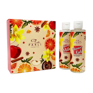 Подарочный набор Parli AROMA BEAUTY Гель для душа парфюмированное 200 мл и Молочко для тела 200 мл