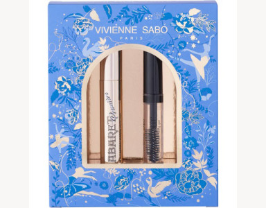Подарочный набор Vivienne Sabo Тушь Cabaret Premiere Cabaret Premiere Artistic Volume Mascara тон 01 и Гель для бровей и ресниц Eyebrow And Lashes Fixing Transparent Gel Fixateur