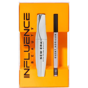 Подарочный набор Influence Beauty Тушь New Era тон 01 черный 10 мл + Подводка-маркер для глаз Event Horizon тон 01 черный 0.5 мл