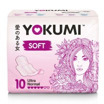 Прокладки гигиенические YOKUMI Premium Soft Ultra Normal 10 шт