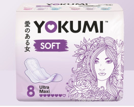 Прокладки гигиенические YOKUMI Soft Ultra Maxi 8 шт