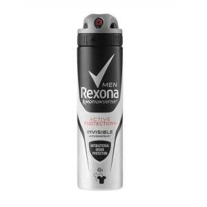 Дезодорант-антиперспирант спрей Rexona Антибактериальный и невидимый на черной и белой одежде для мужчин 200 мл