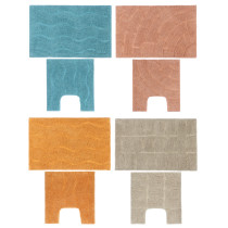 Набор ковриков для ванной Vetta хлопок Орнамент 60x40 см + 40x40 см