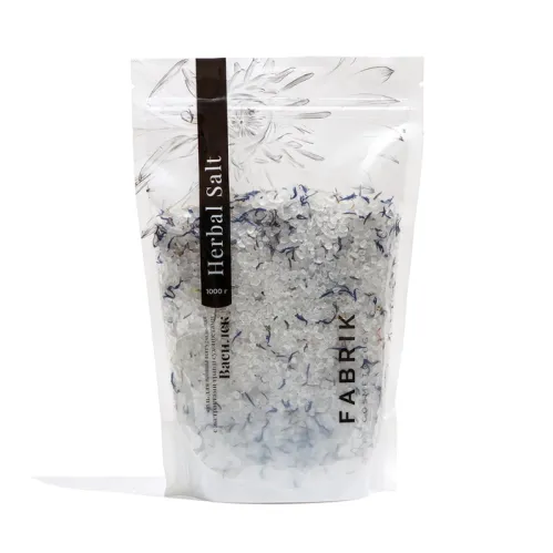 Соль для ванны Fabrik Cosmetology Herbal Salt Василек 1000 г – 1