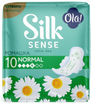 Прокладки гигиенические Ola! Silk Sense Ultra Normal Ромашка 10шт