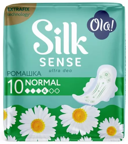 Прокладки гигиенические Ola! Silk Sense Ultra Normal Ромашка 10шт – 1