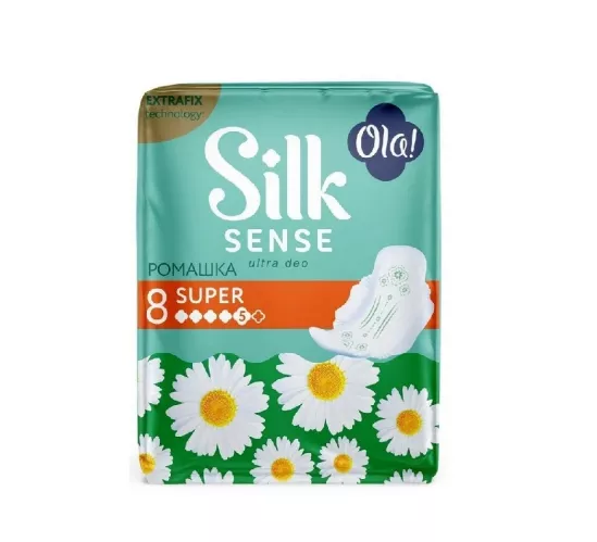 Прокладки гигиенические Ola! Silk Sense Ultra Super Camomile 8 шт – 1