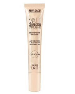 Корректор для лица Lux Visage Matt Corrector Camouflage для маскировки и матирования проблемных зон тон 110 LIGHT 15 гр - 1