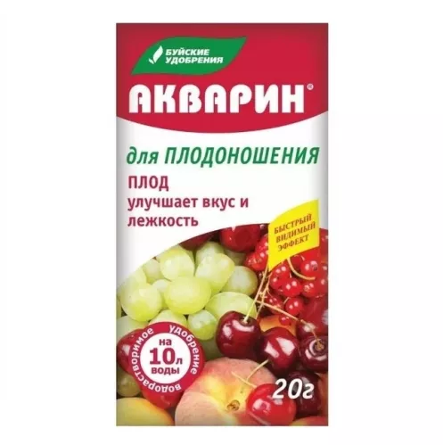 Удобрение Буйские удобрения Акварин Для плодоношения водорастворимое 20 г – 1