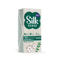 Прокладки ежедневные Ola! Silk Sense Cotton Daily Large 20 шт