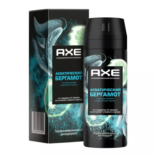 Дезодорант спрей Axe Парфюмированный Акватический бергамот 150 мл – 1