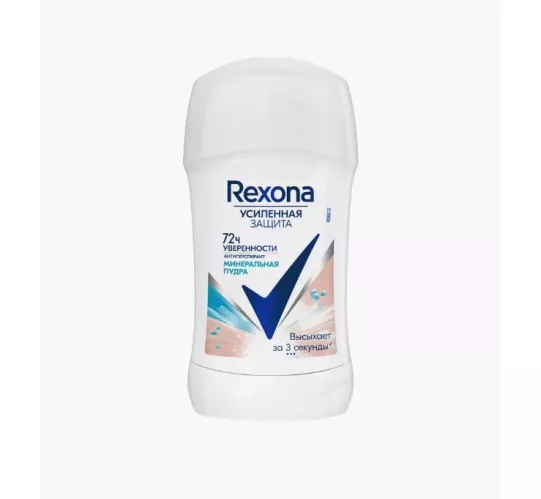 Дезодорант-антиперспирант стик Rexona Минеральная пудра 40 мл – 1