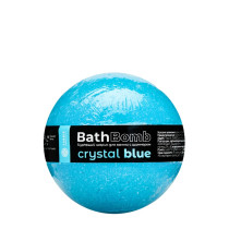 Шипучая бомбочка для ванны Fabrik Cosmetology Crystal Blue с шиммером 120 гр