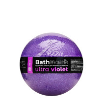 Шипучая бомбочка для ванны Fabrik Cosmetology Ultra Violet с шиммером 120 гр