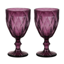 Набор бокалов Vetta стекло фиолетовый 2 шт 320 мл