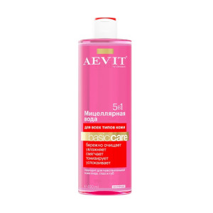 Мицеллярная вода AEVIT Basic Care 5в1 для всех типов кожи 400 мл